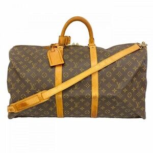 LOUIS VUITTON Authentic Brown Monogram Boston Bag